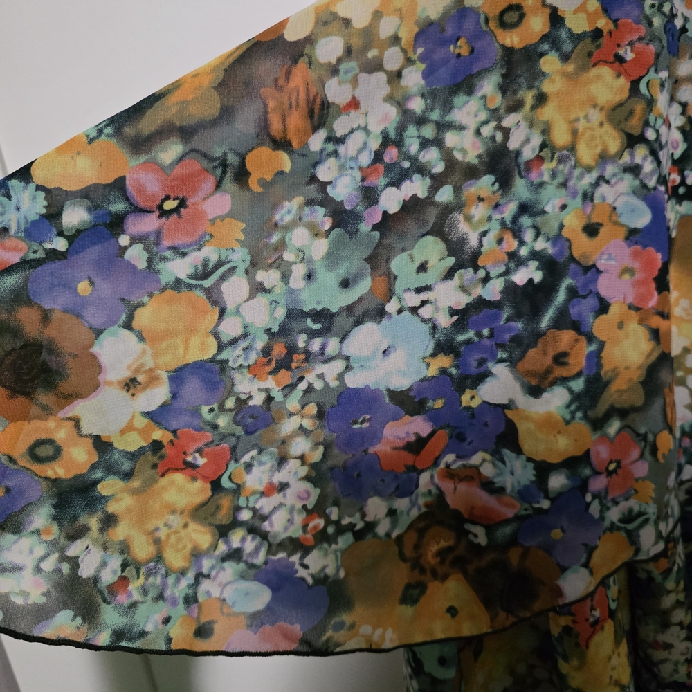 H&M Collaboratiob Floral Ruffle Dress - Picture 3 of 4